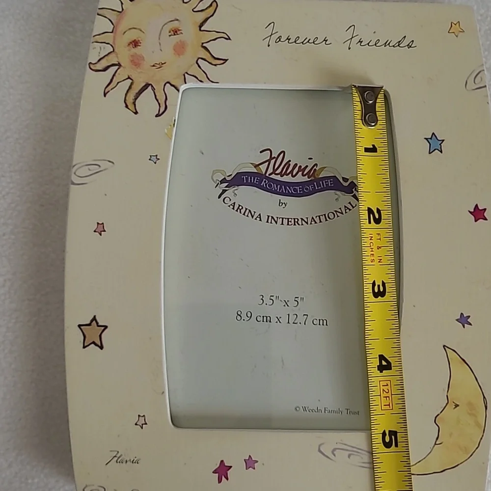 Flavia Picture Frame Photo Forever Friends Sun Moon Stars 6